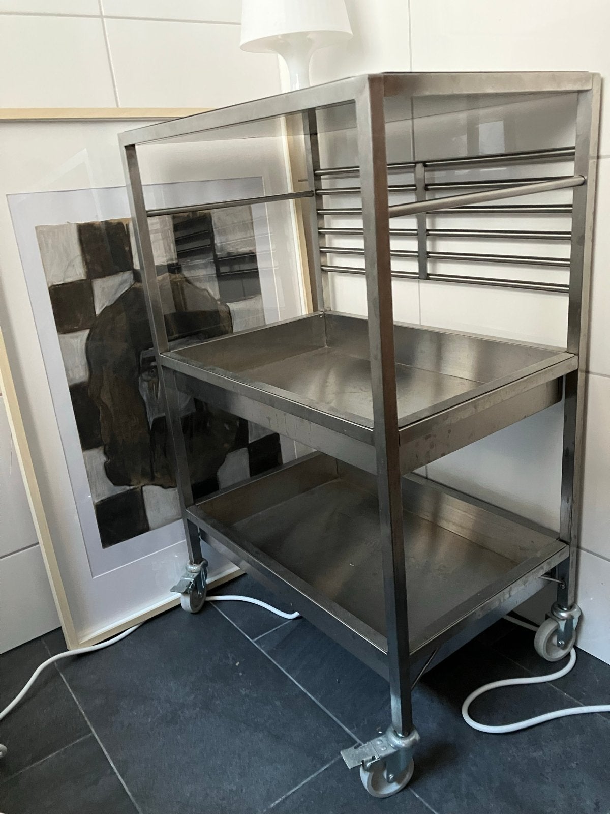 IKEA Keukentrolley / Koffiekar van RVS, Huis en Inrichting, Ophalen, Gebruikt, IKEA, Metaal