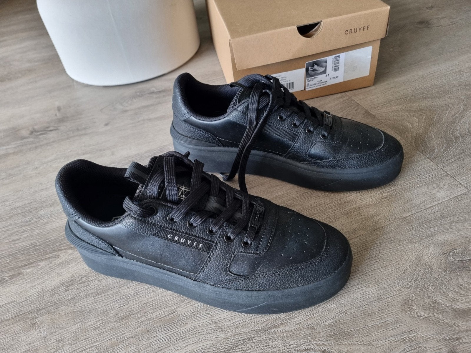 Zgan Cruyff heren schoenen, sneakers maat 41, Cruyff, Zwart, Ophalen of Verzenden, Sneakers of Gympen