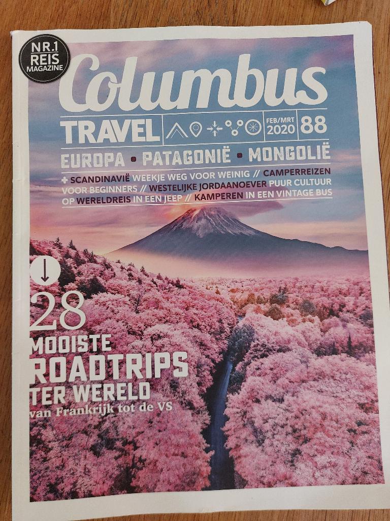 Columbus travel februari maart 2020 nummer 88, Ophalen of Verzenden, Zo goed als nieuw