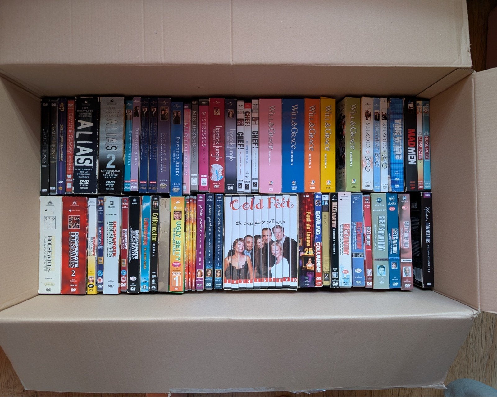 Grote collectie dvd's: series, Ophalen, Gebruikt, Overige genres, Nederlands
