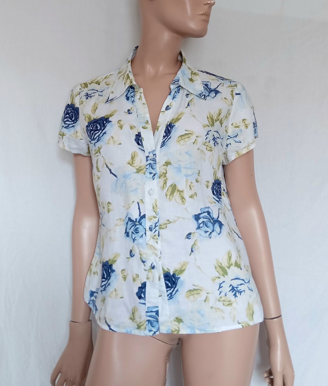 FRANCO CALLEGARI LINNEN Blouse , Maat 40, Ophalen of Verzenden, Zo goed als nieuw, Maat 38/40 (M), Overige kleuren