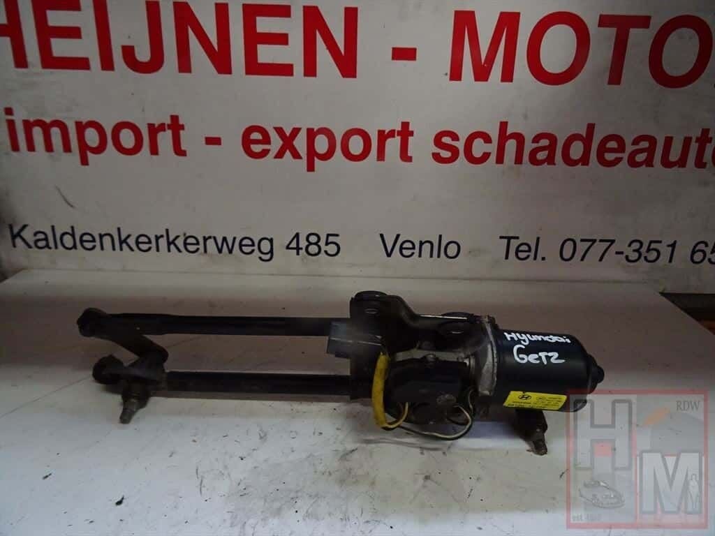 Hyundai Getz 2002 - 2009 ruitenwissermotor mechaniek complee, Ophalen of Verzenden, -, -, -