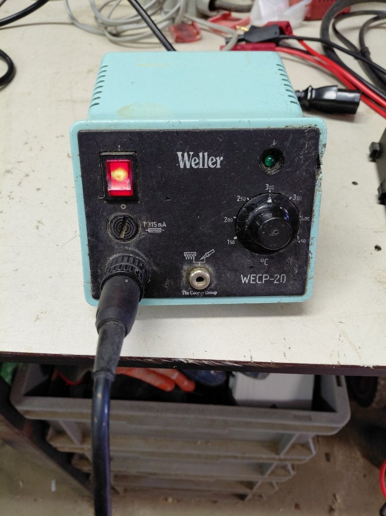 Weller soldeerstation WECP20, Ophalen, Gebruikt