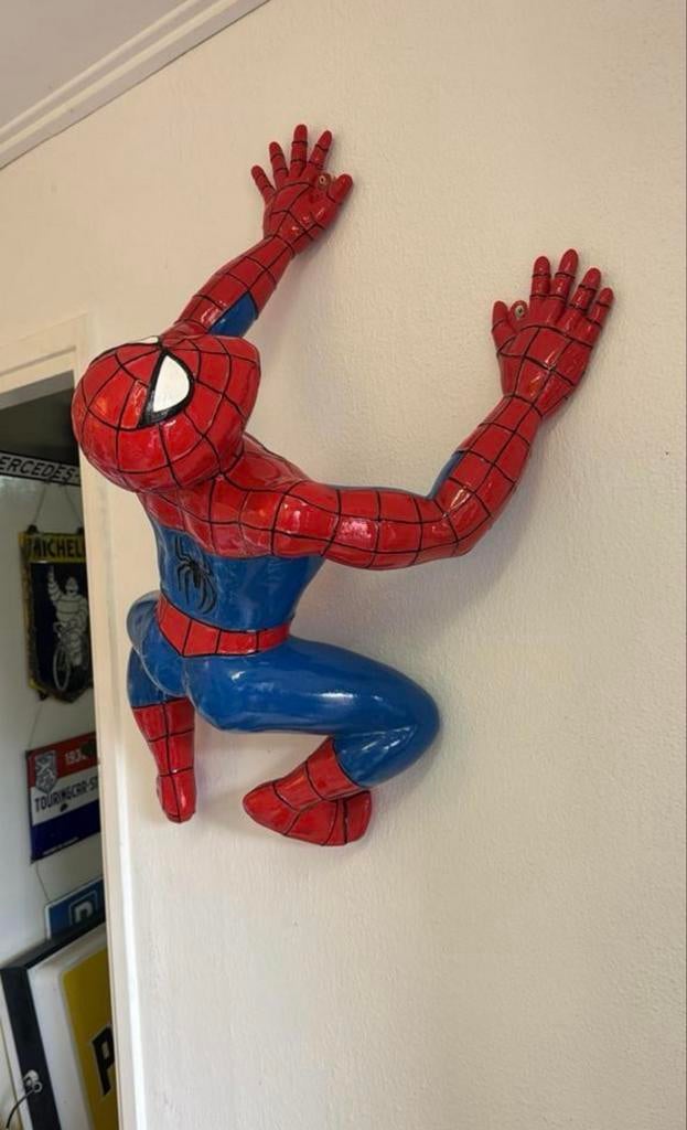 Spiderman Muurdecoratie - Klimmende Spiderman Beeld, Ophalen, Beeldje of Figuurtje, ., Superheld