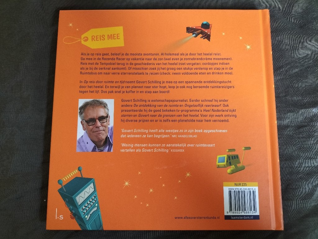Govert Schilling - Op reis door ruimte en tijd, Boeken, Ophalen of Verzenden, Zo goed als nieuw, Govert Schilling, Non-fictie