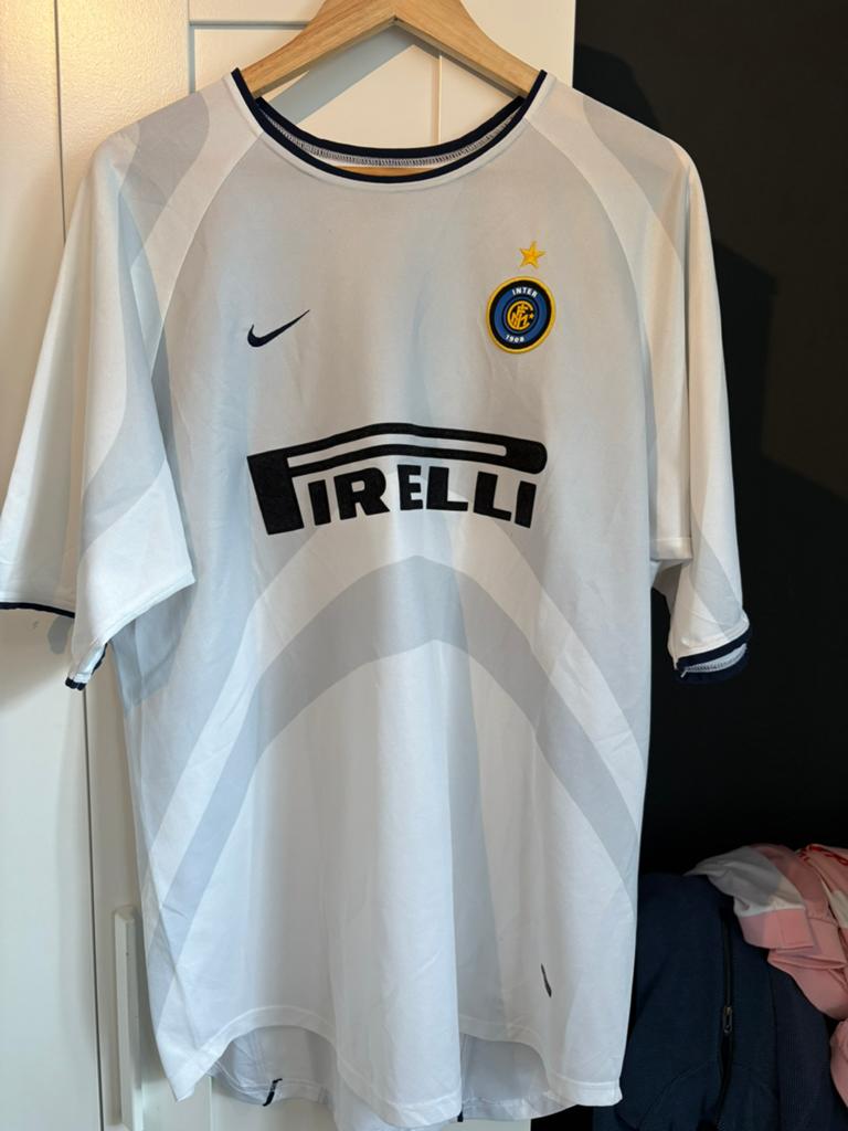 Inter Milan 2001-02 uit tenue XL Ronaldo 9, Sport en Fitness, Voetbal, Maat XL, Ophalen of Verzenden, Gebruikt, Shirt