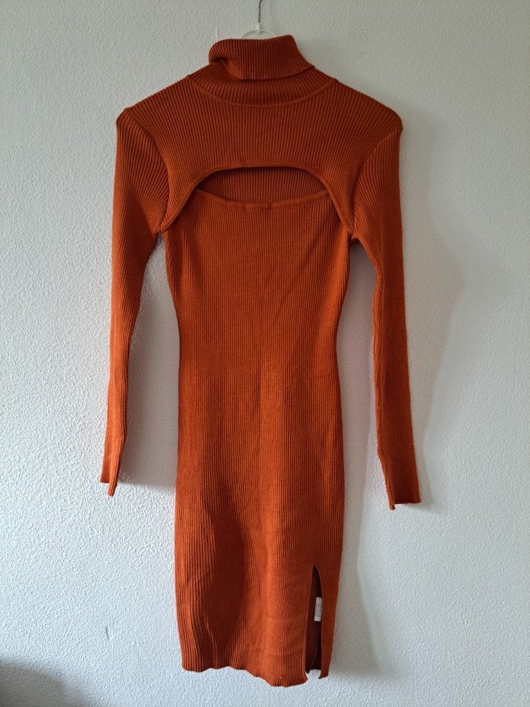 bruine giorgia jurk maat m, Kleding | Dames, Maat 38/40 (M), Giorgia, Bruin, Ophalen of Verzenden