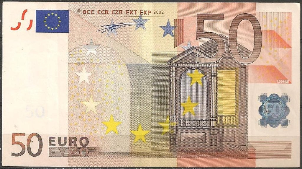 50 Euro DUISENBERG. ADV. no.49 S., Verzenden, Euro's, Los biljet