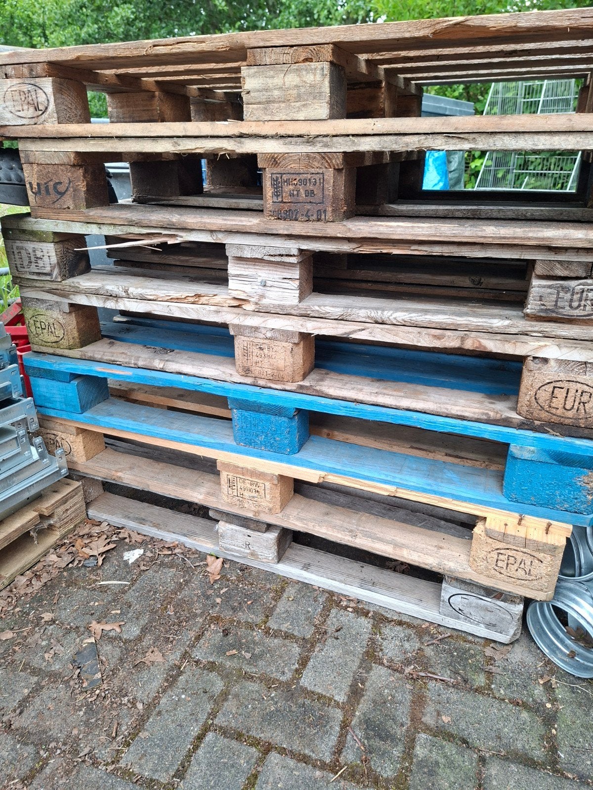 te koop pallets, Ophalen, Overige houtsoorten, Minder dan 200 cm, Pallet