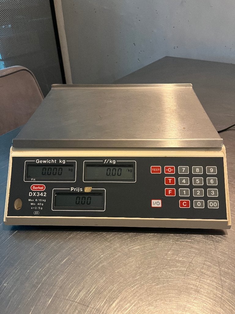 winkelweeg- of prive weegschaal, Witgoed en Apparatuur, Weegschalen, Ophalen, Winkelweegschaal, 10 tot 50 kg, Fijner dan 1 gram