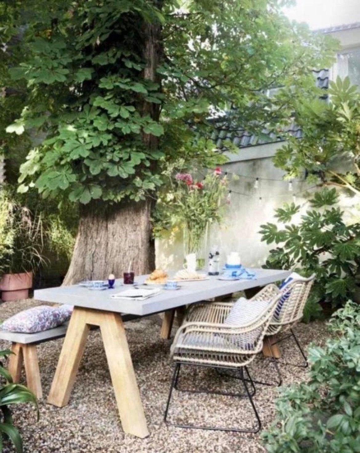 Tuintafel Vic 95x215 cm nieuw, Ophalen, Nieuw, Rechthoekig