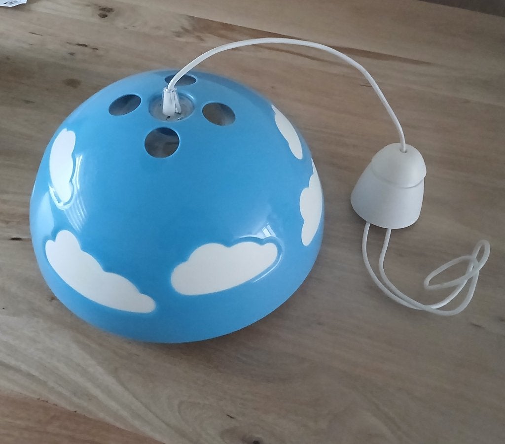 IKEA Skojig Wolkenlamp - Vintage Kinderkamer Lamp, Huis en Inrichting, Ophalen, Kunststof, Gebruikt, E14 (klein)