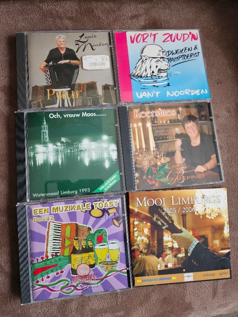6 limburgse cd's, Ophalen of Verzenden, Zo goed als nieuw, Streekmuziek, Album
