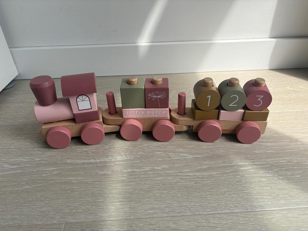 Little Dutch Houten Blokken Trein, Kinderen en Baby's, Speelgoed | Houten speelgoed, Ophalen, Nieuw, Duw- of Trekspeelgoed