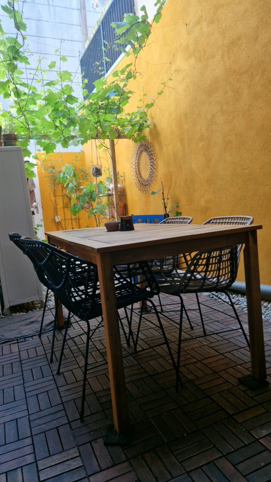2x Jysk Ilderhuse tuinstoelen (zwart), Tuin en Terras, Tuinsets en Loungesets, Ophalen