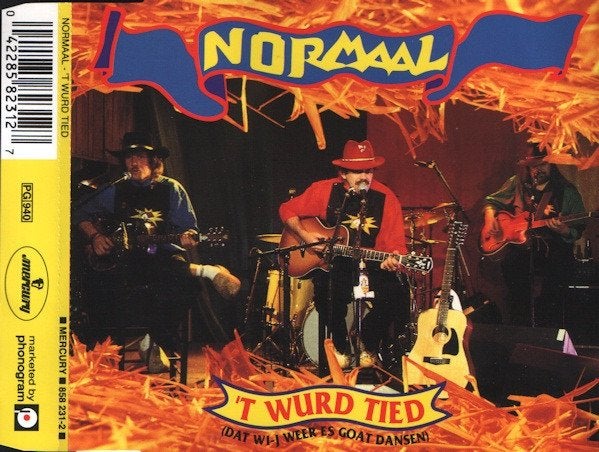 Normaal : 't Wurd Tied Maxi CD Single, Cd's en Dvd's, Ophalen of Verzenden, Zo goed als nieuw, Rock en Metal