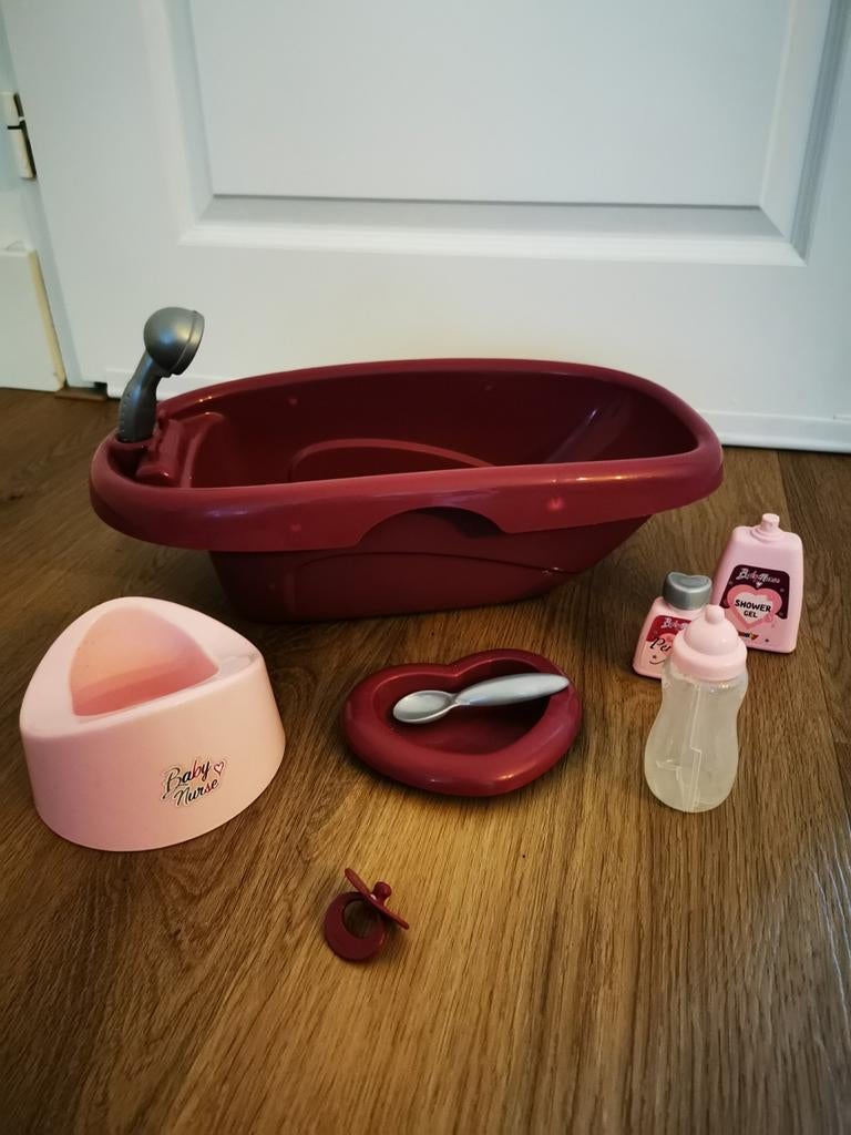 Smoby badset, Ophalen of Verzenden, Zo goed als nieuw, Babypop