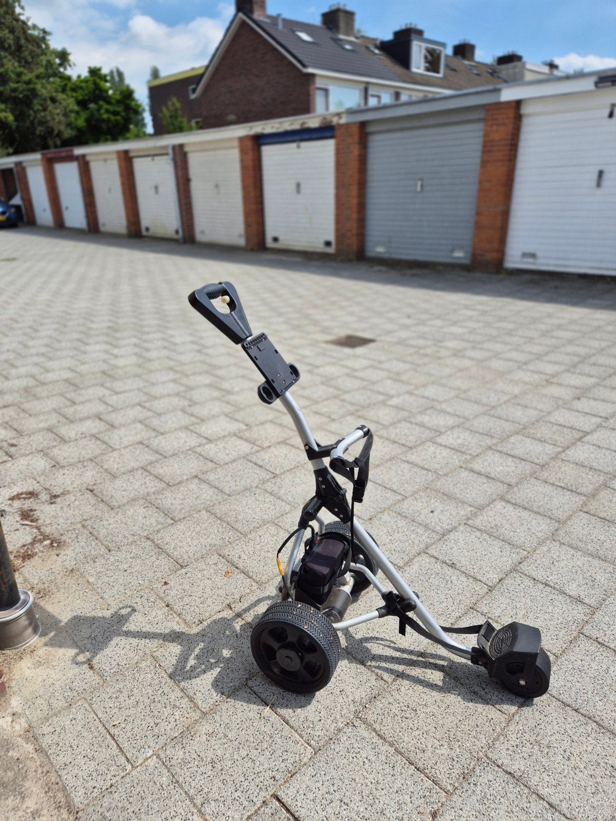 Elektrische golfkar met oplader inklapbaar, Ophalen, Gebruikt, Golfkar, Overige merken