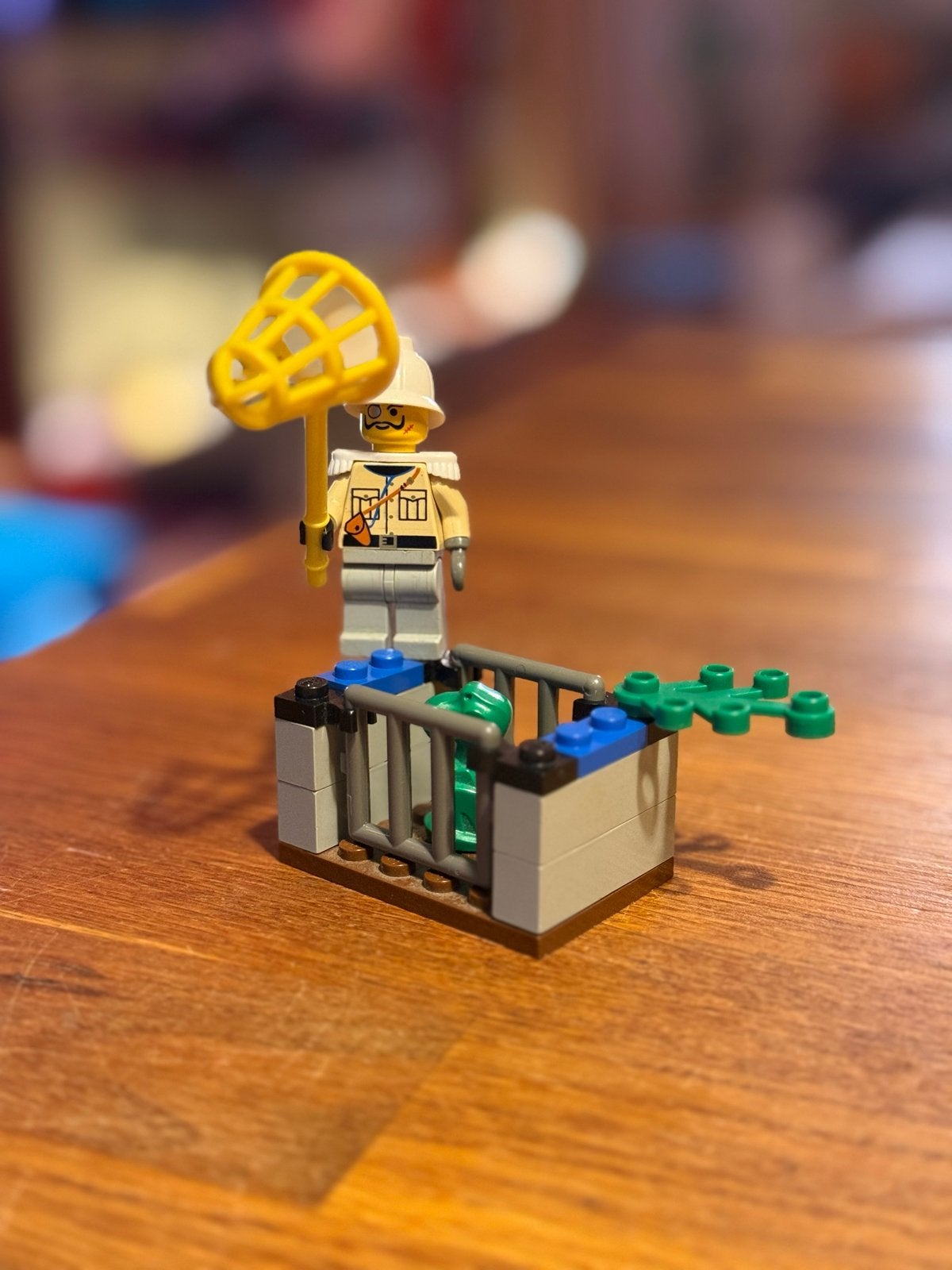 Lego 5914 - Safari Vanger met Krokodil, Gebruikt, Overige thema's, Lego, Ophalen of Verzenden