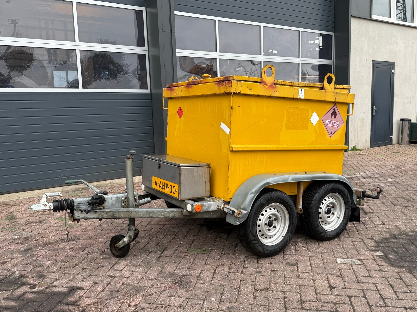 Fripaan ZT Aanhangwagen met dieseltank WV-44-VX, Ophalen, Gebruikt