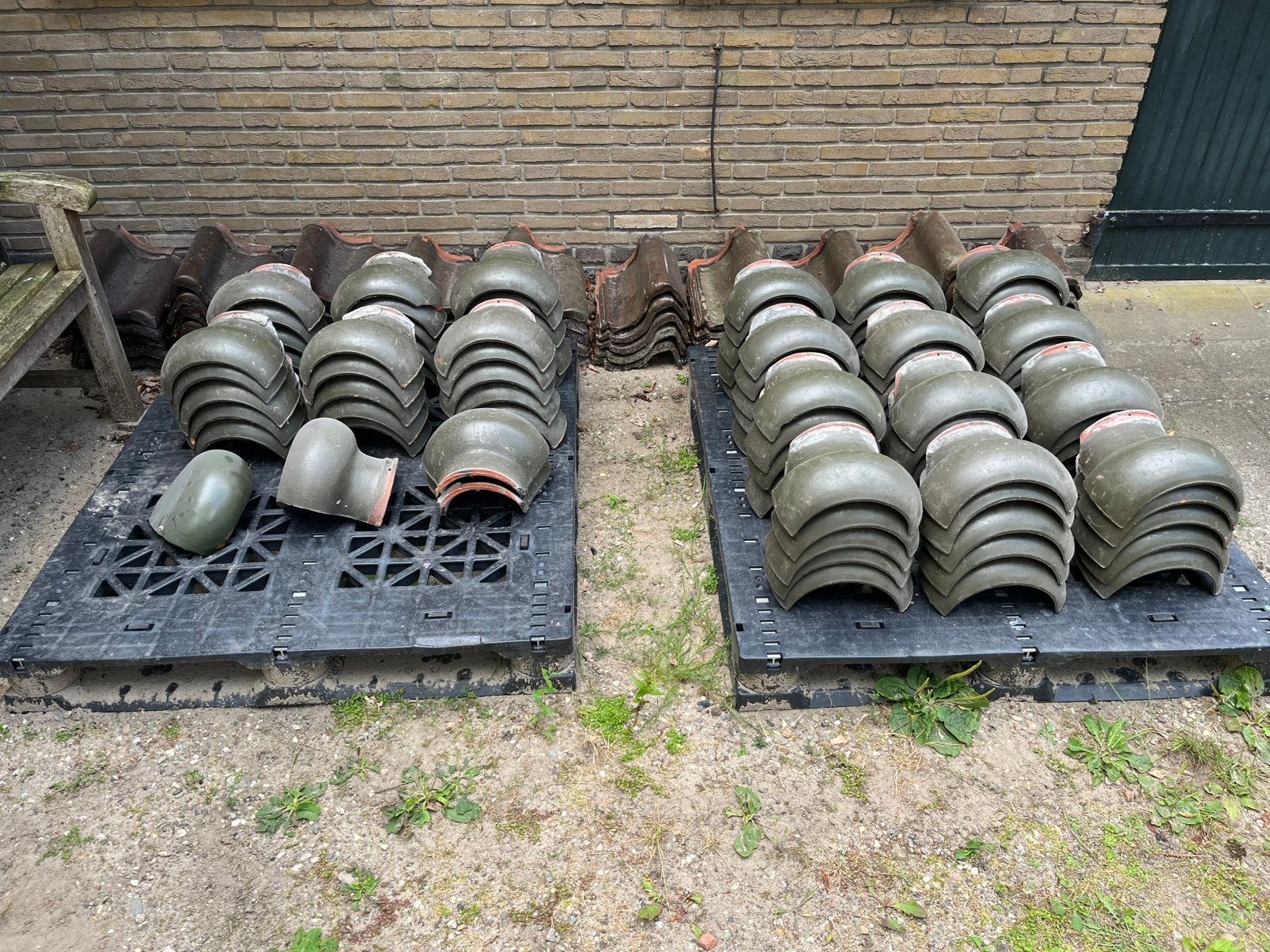 Ballonvorsten / nokvorsten, Ophalen, Gebruikt, 15 m² of meer, Dakpannen