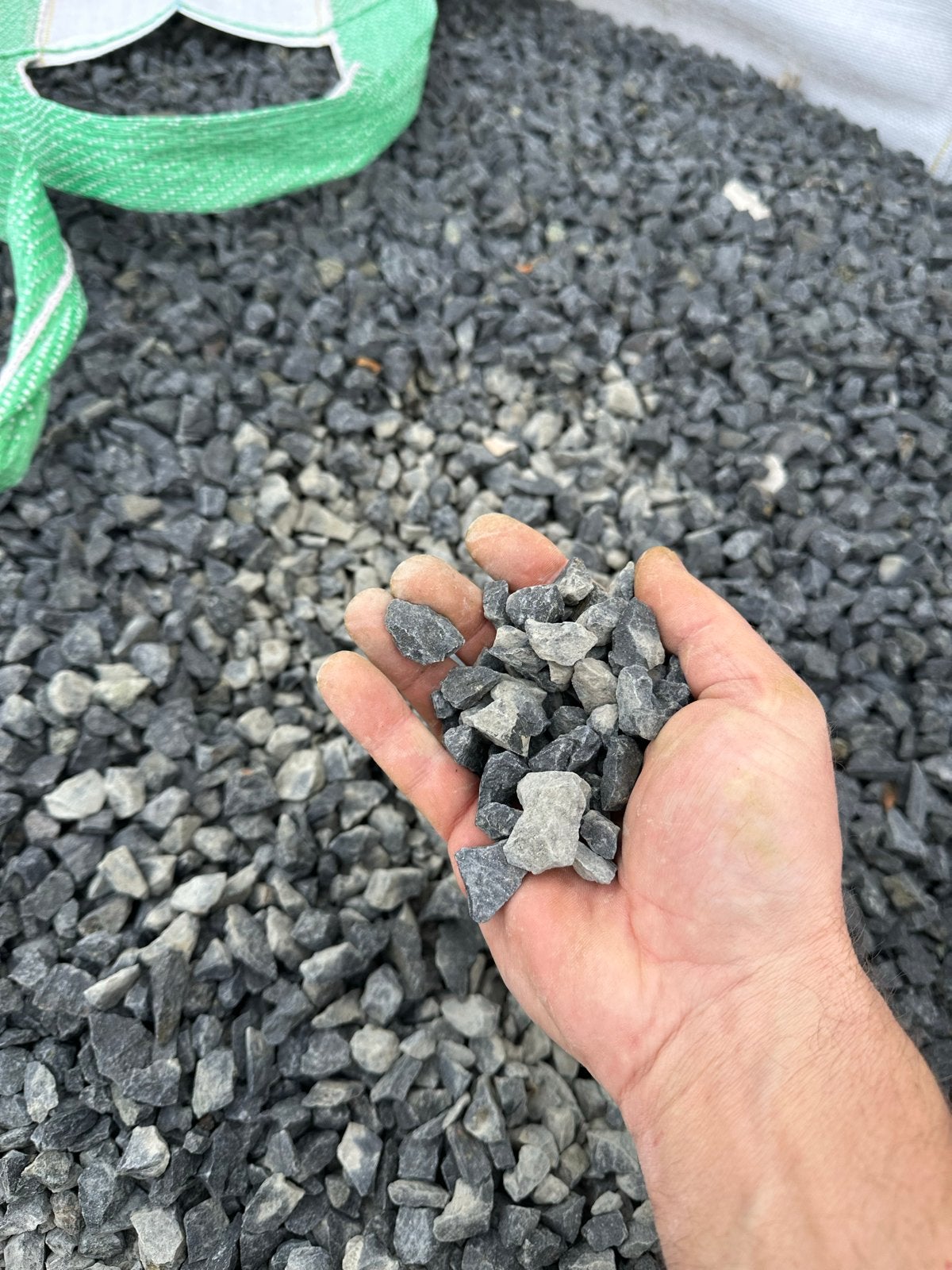 Basalt Split - Grijs/Zwart - Big Bag, Ophalen, Gebruikt, Split, Basalt
