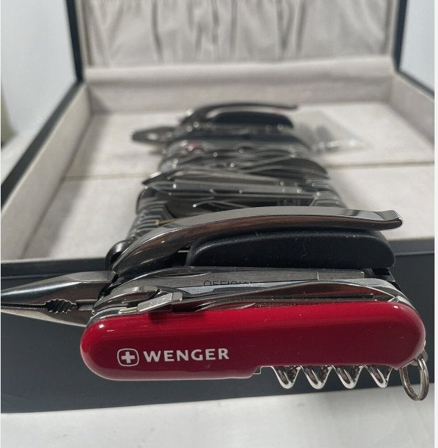 Wenger Giant Swiss Army Knife 16999 Rare Multitool Elite, Vintageknives.nl, Ophalen of Verzenden, Zo goed als nieuw, Maarten@Vintageknives.nl