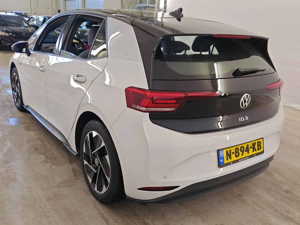 Volkswagen ID.3 58 kWh 204pk Pro | SOH 89,66% | Stoelverwarm, Auto's, Volkswagen, 966 min, Gebruikt, Zwart, Wit