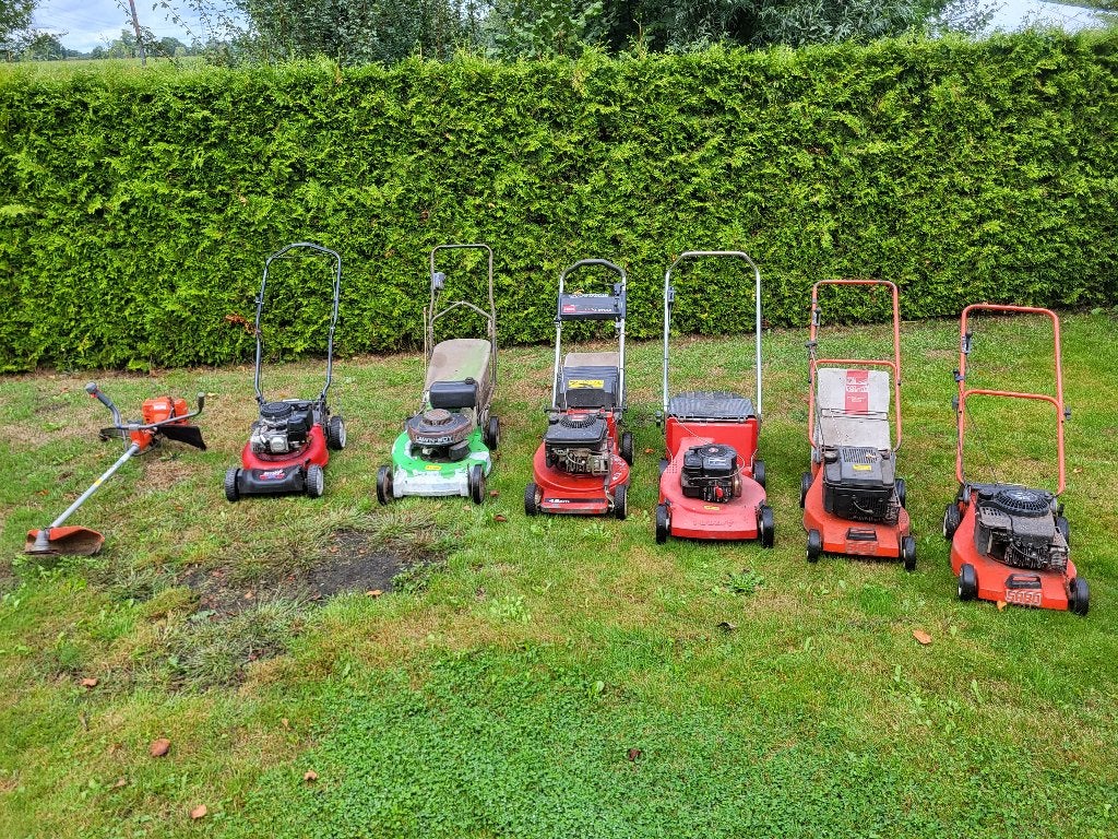 Partij tuinmachines, Ophalen, Gebruikt, 50 cm of meer, Opvangbak