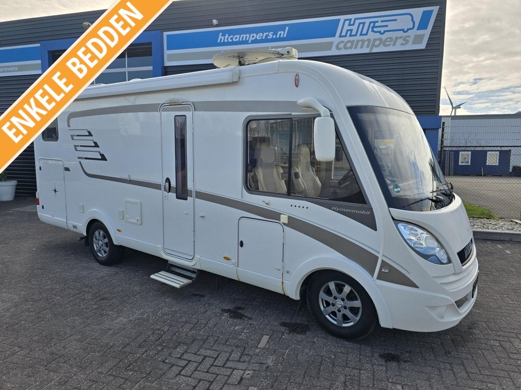 Hymer B 588 in top staat 2014 met Levelsysteem, Caravans en Kamperen, Campers, Integraal, Standaard zit, Reservewiel, Fiat