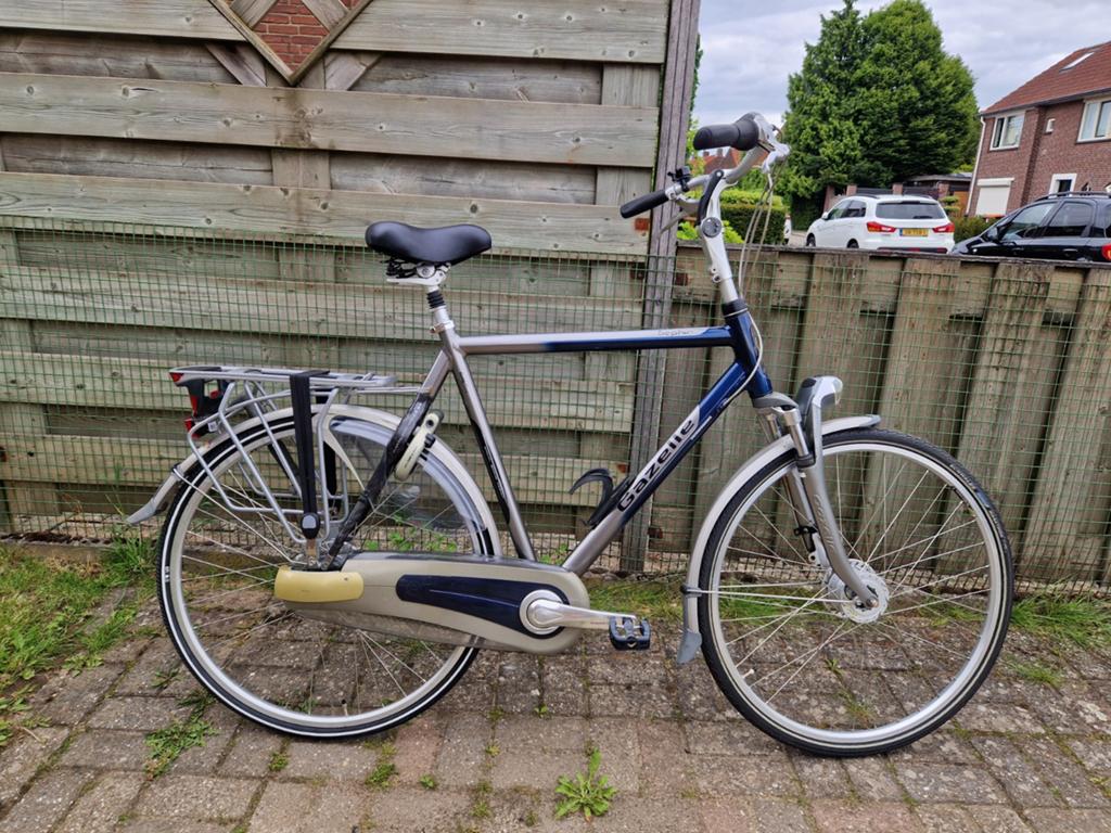 Nette Gazelle Saphir Goldline Carbon 61cm Frame 8 Versn., Fietsen en Brommers, Fietsen | Heren | Herenfietsen, Ophalen, Gebruikt