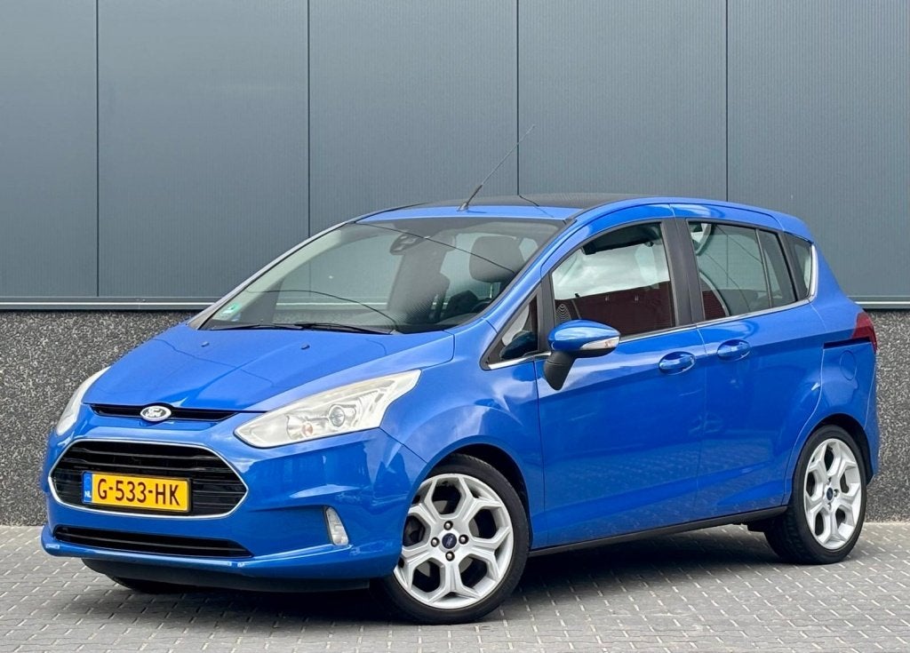 Ford B-MAX 1.0 EcoB. Titanium Nieuwe distributie | Panorama, Auto's, Ford, Voorwielaandrijving, Euro 5, 125 pk, Gebruikt