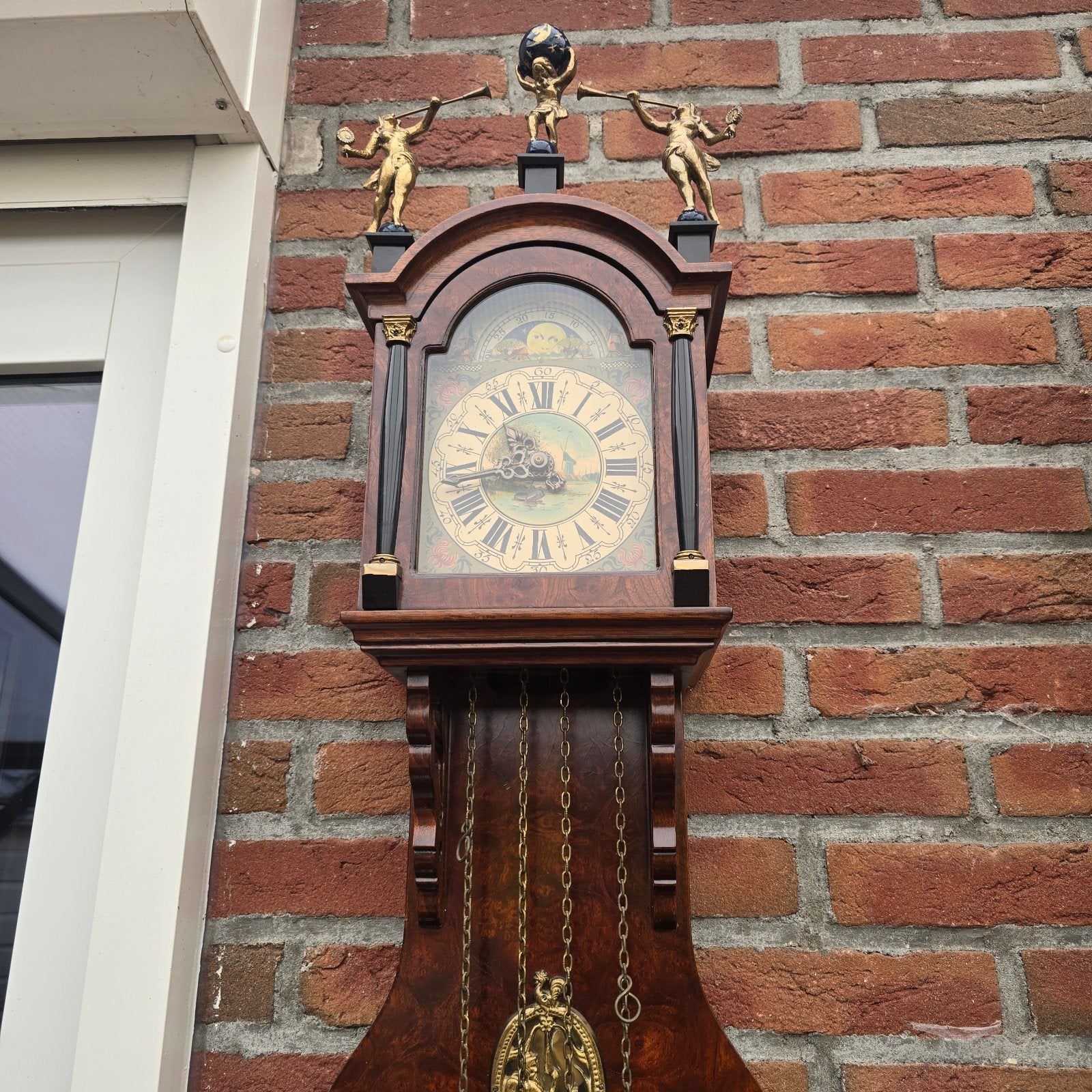 Klassieke Friese Staartklok Warmink (WUBA) uit 1972, Ophalen
