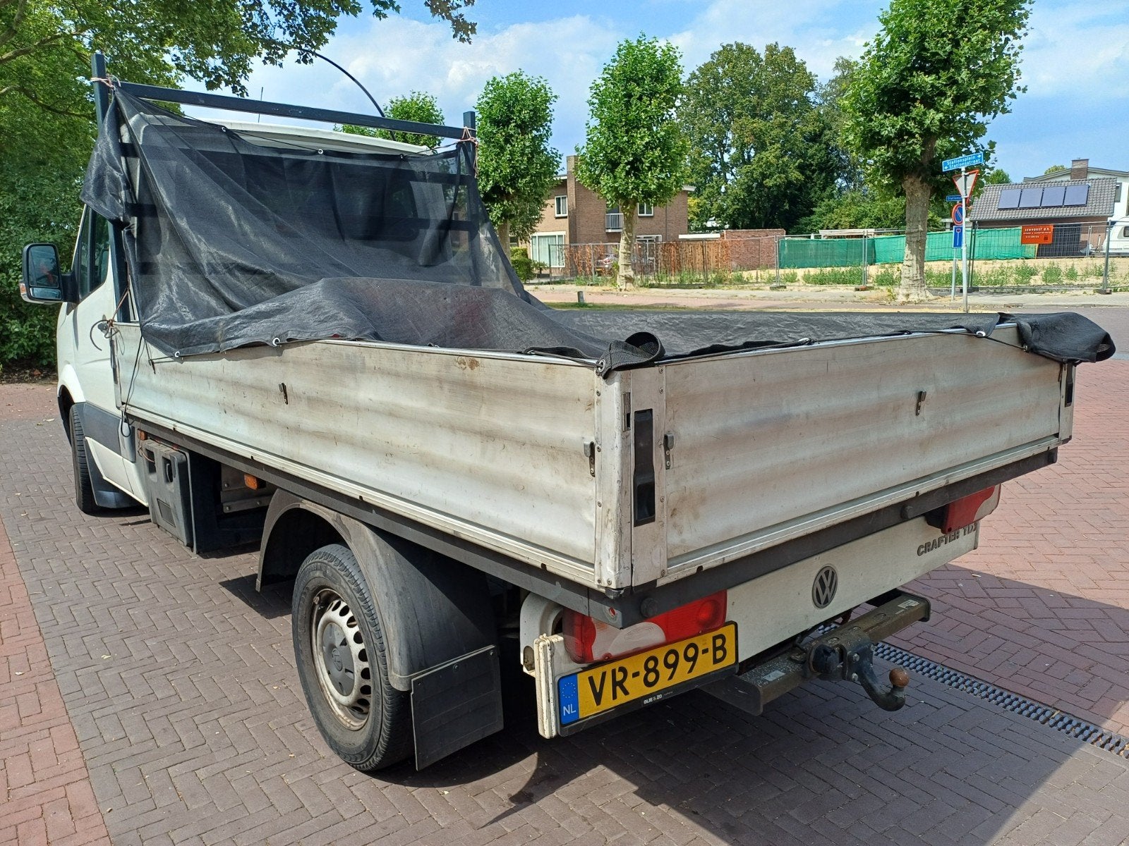 Volkswagen Crafter 35 2.5 TDI 80 KW PICKUP OPEN LAADBAK, Auto's, Bestelauto's, Achterwielaandrijving, Volkswagen, Wit, 1909 kg