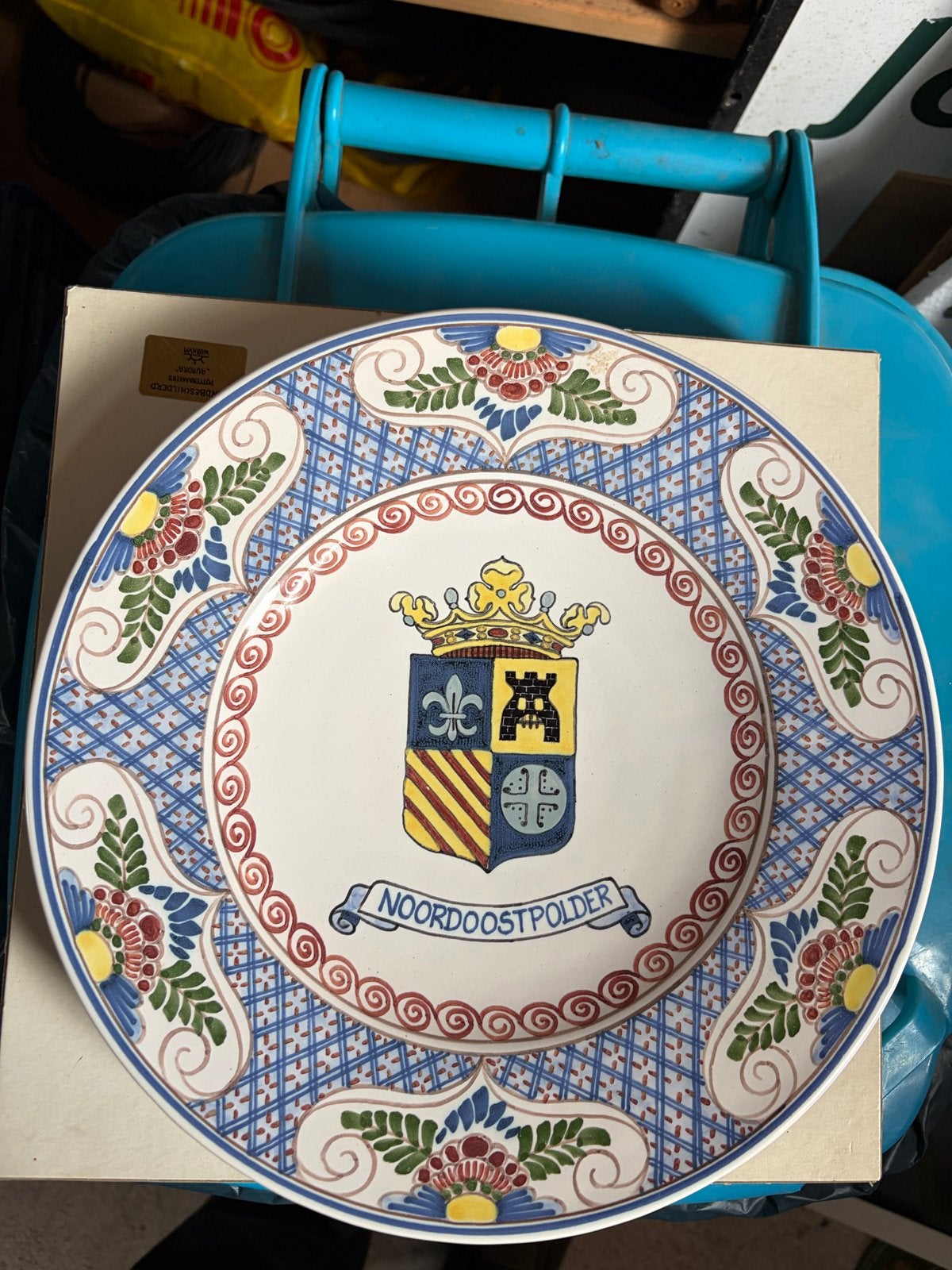 Decoratief bord Noordoostpolder - Aurora Workum, Ophalen of Verzenden