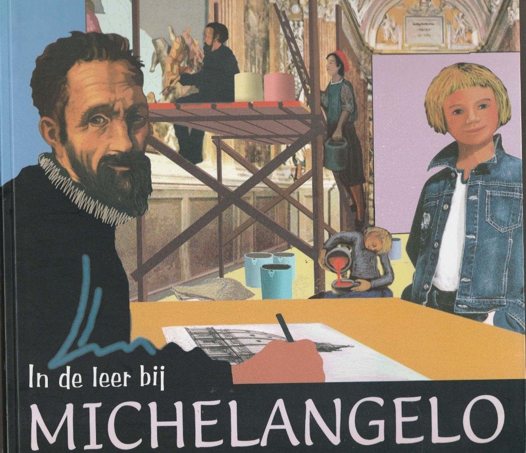 In de leer bij Michel Angelo - Irene Stellingwerf"", Ophalen of Verzenden, Zo goed als nieuw, Irene Stellingwerf