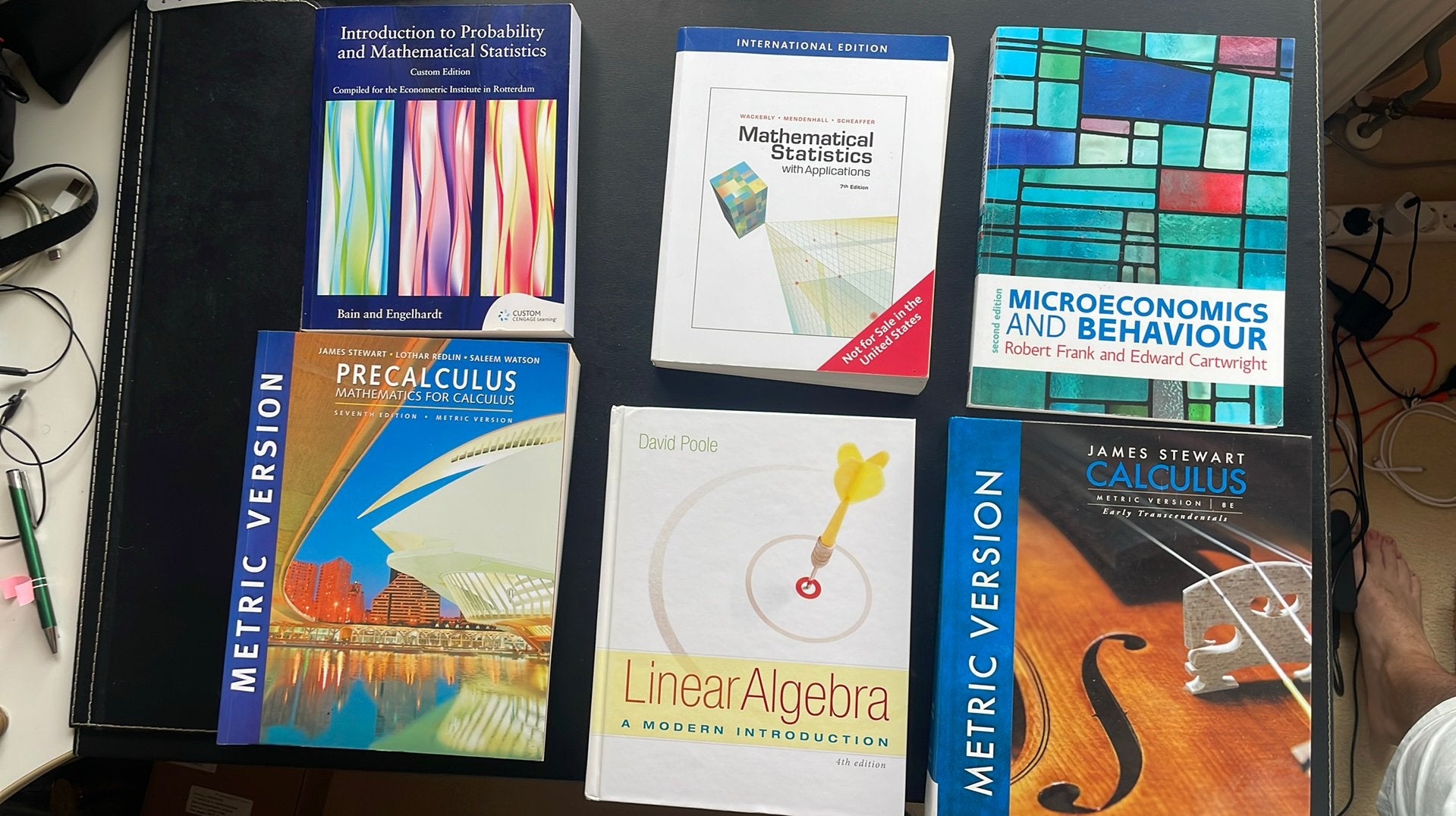 6 Boeken studieboeken Econometrie 1e jaar EUR rotterdam, Ophalen of Verzenden, Beta, Zo goed als nieuw, WO