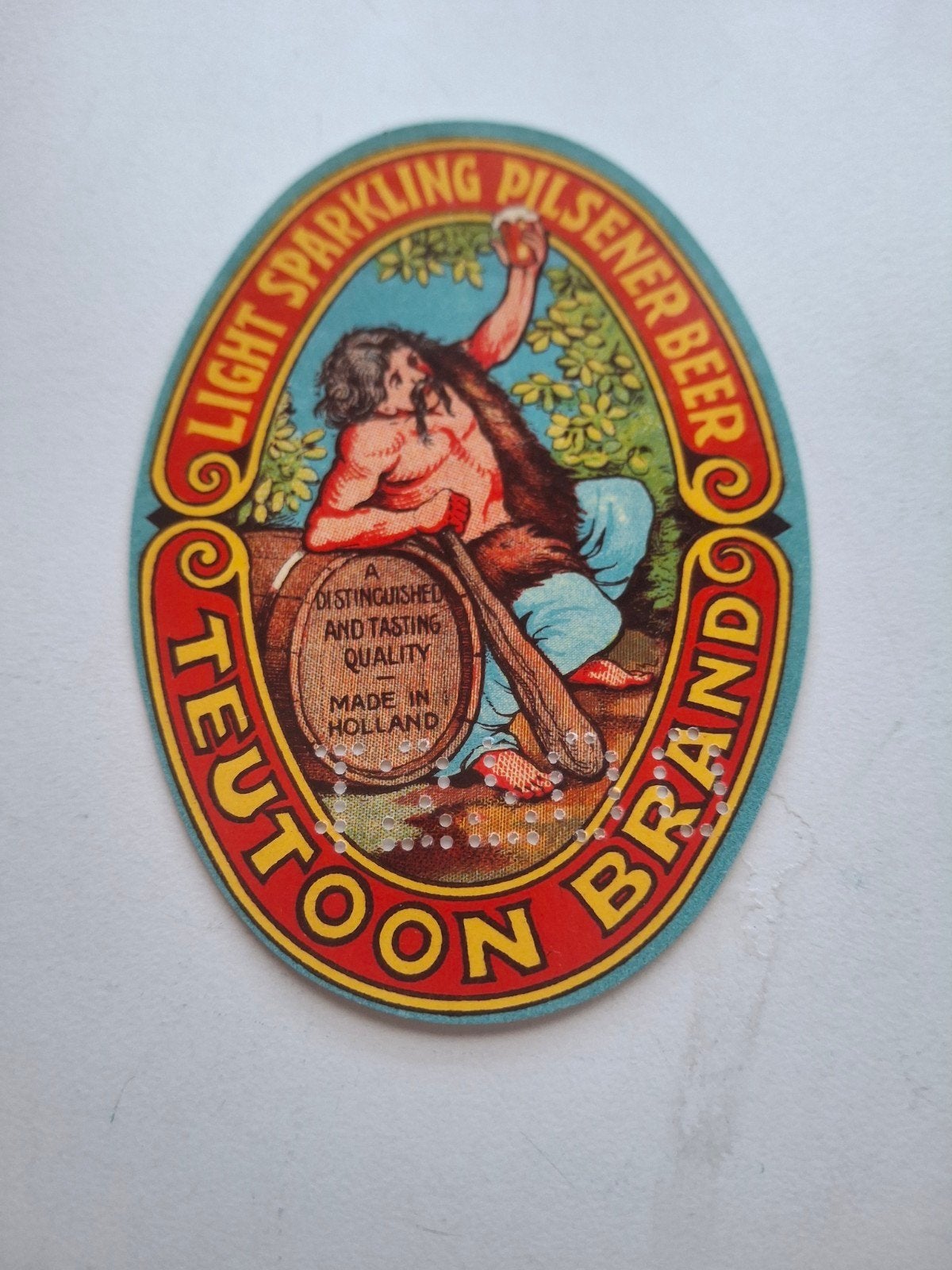 Etiket Phoenix brij Amersfoort., Verzamelen, Ophalen of Verzenden, Zo goed als nieuw, Overige typen, Overige merken