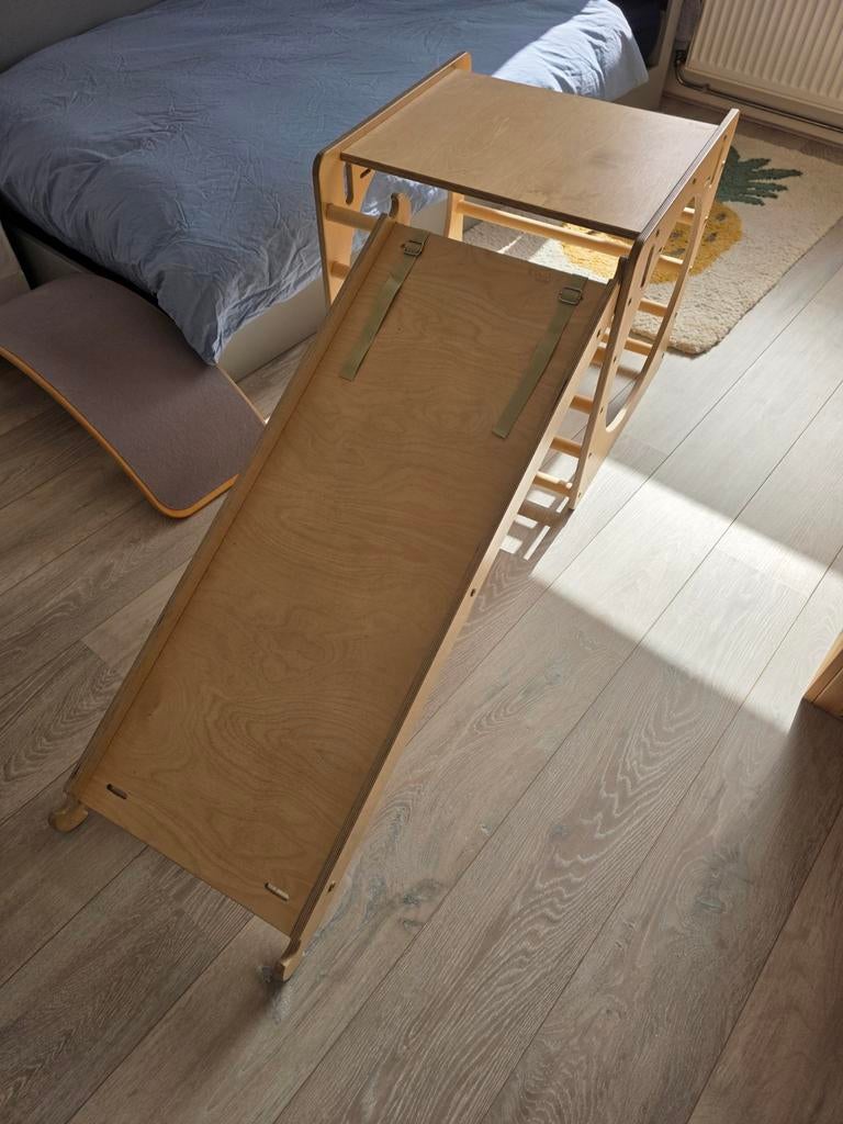 Jindl Klimkubus met Glijbaan Hout, Ophalen