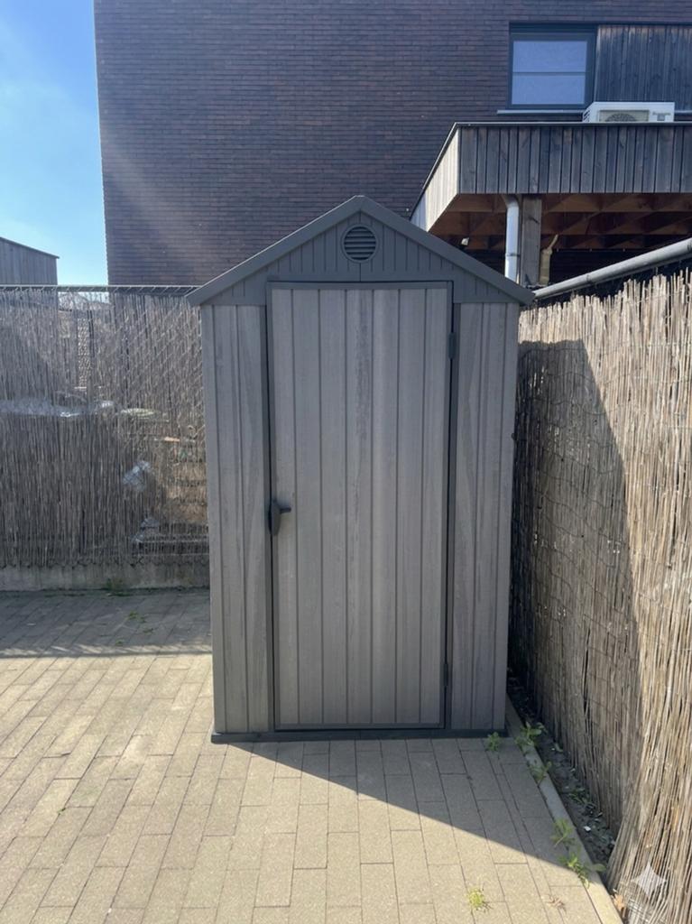 Keter Darwin 46 Tuinhuis - Onderhoudsvrij Kunststof, Kunststof, Tuinhuis, Zonder ramen, Ophalen