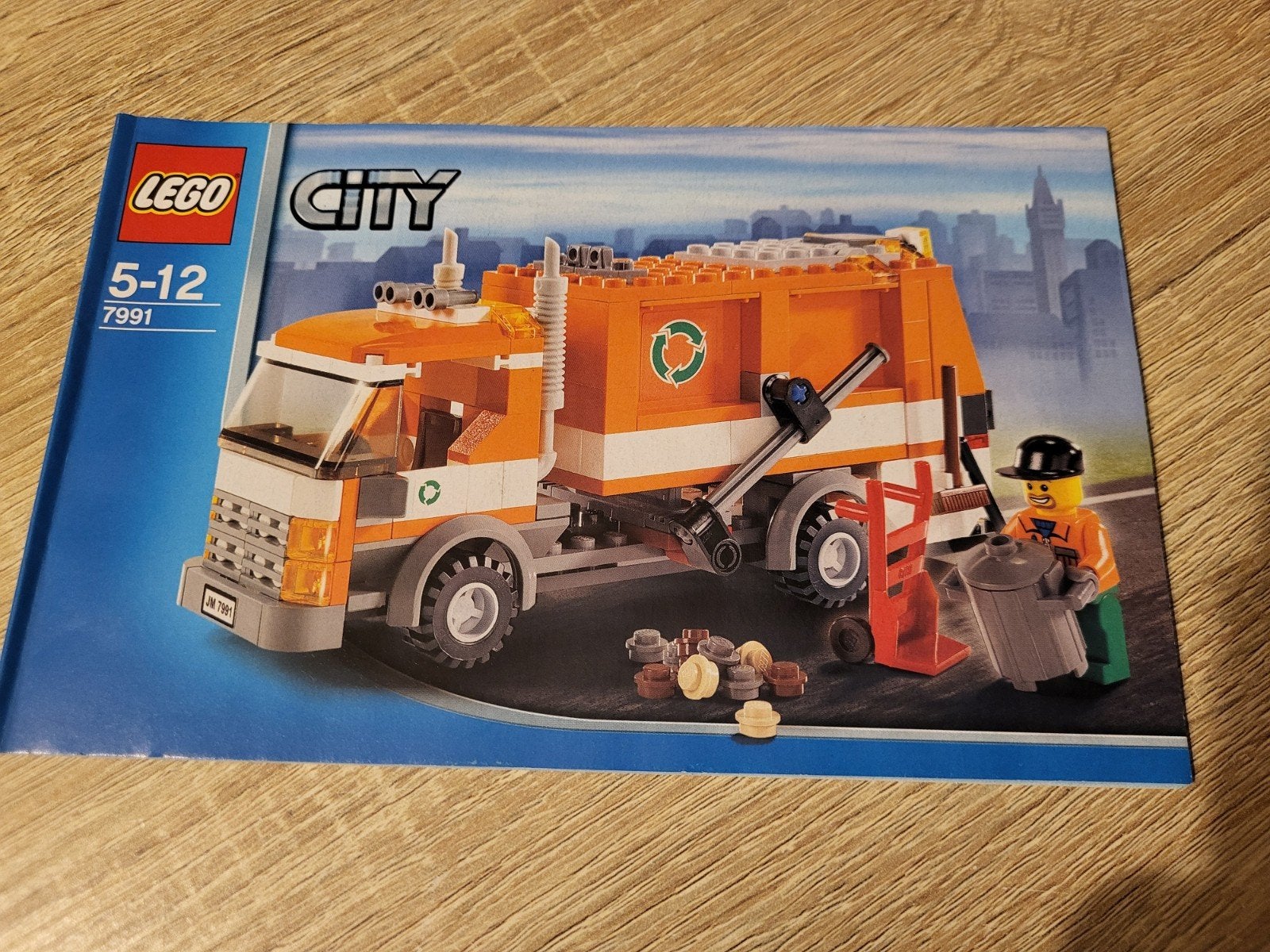 LEGO City 7991 Vuilniswagen - Compleet, zonder doos, Ophalen of Verzenden, Gebruikt