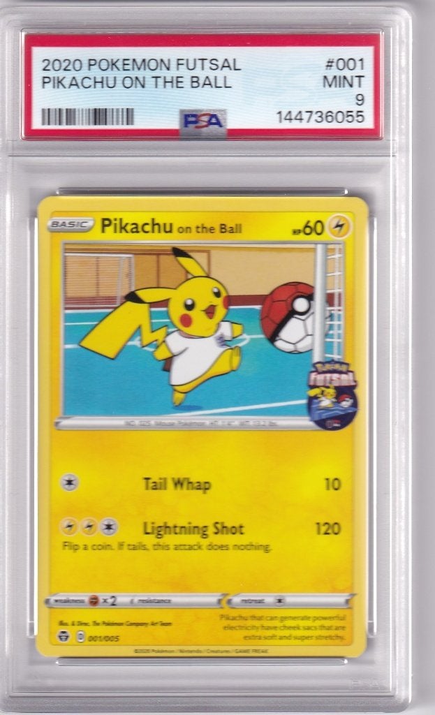 Pikachu on the Ball (1/5) PSA 9, Verzenden, Nieuw, Losse kaart