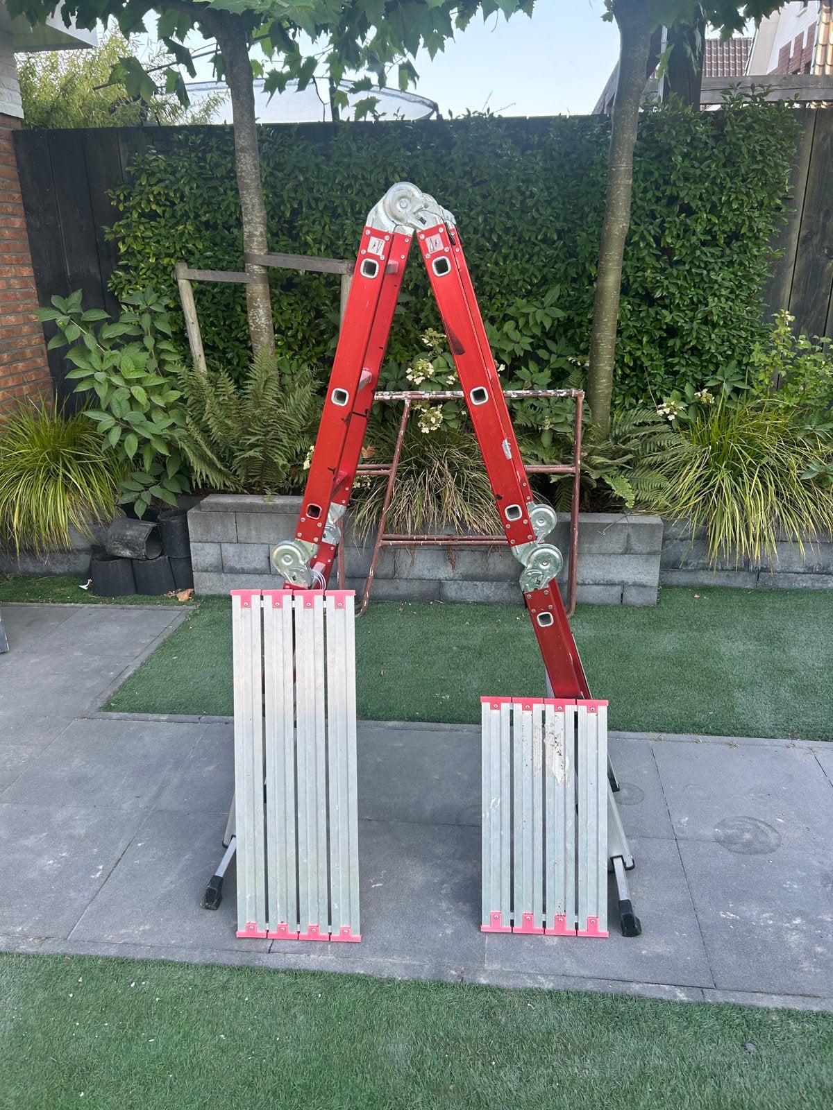 Altrex vouwladder / kamersteiger - Home & Garden Varitrex, Ophalen, Gebruikt, Ladder, Opvouwbaar of Inschuifbaar