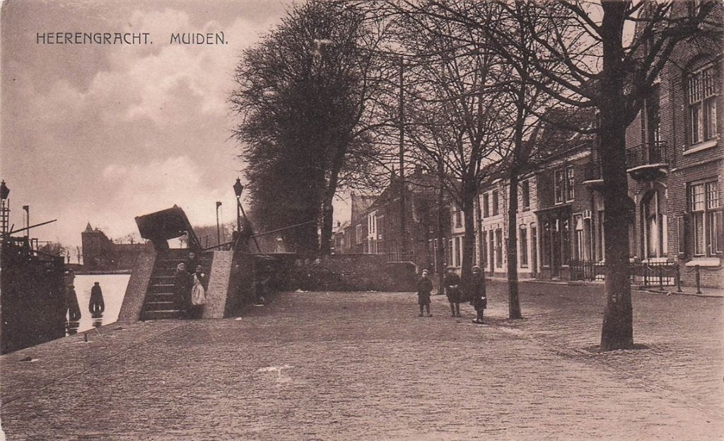 703-118-039 Heerengracht Muiden, Verzamelen, Ansichtkaarten | Nederland, Verzenden, Voor 1920, Noord-Holland