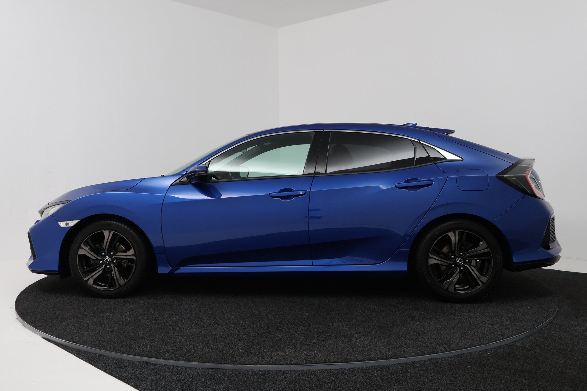 Honda Civic 1.0 i-VTEC Elegance (TREKHAAK, DIGITALE COCKPIT,, Gebruikt, Blauw, Leder en Stof, 988 cc