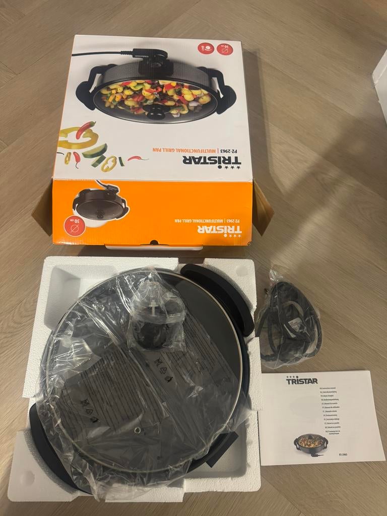 Multifunctionele grillpan, Ophalen, Zo goed als nieuw, 4 t/m 7 personen