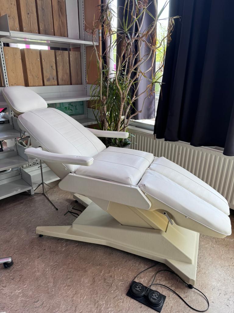 Behandelstoel, pedicurestoel, schoonheidsstoel, Huis en Inrichting, Stoelen, Ophalen, Bruin, Eén