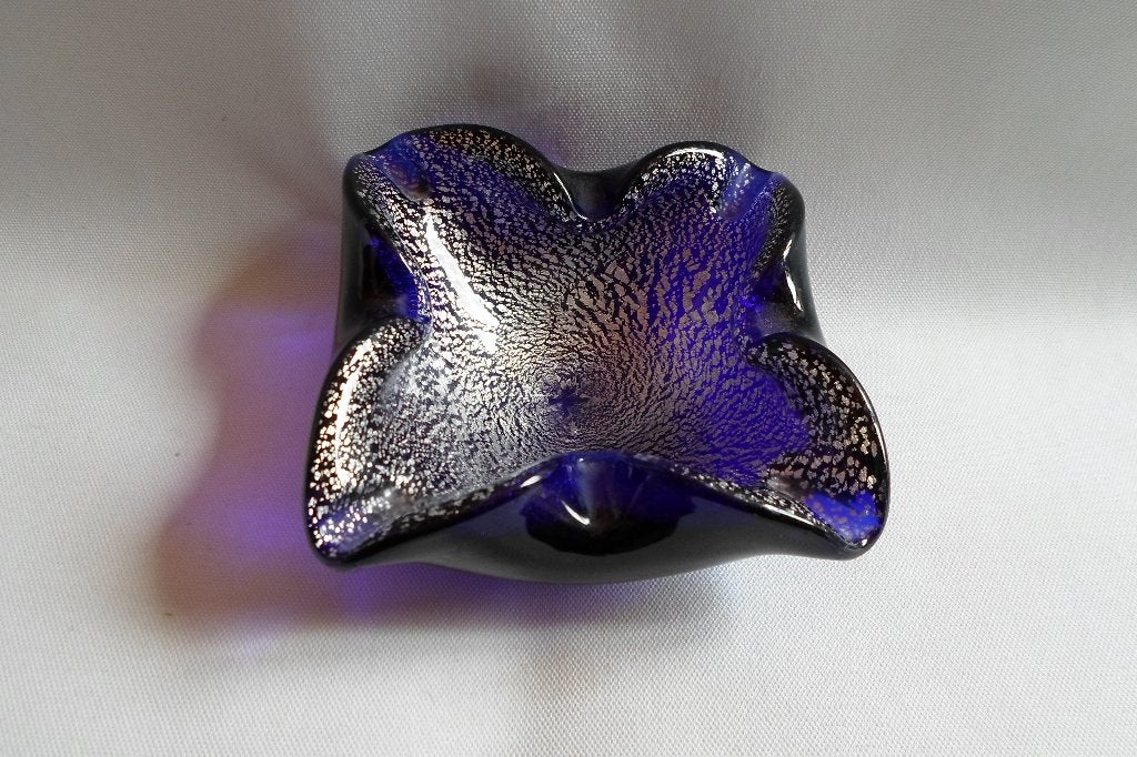 Murano AVEM Schaal Silver Leaf, Ophalen of Verzenden