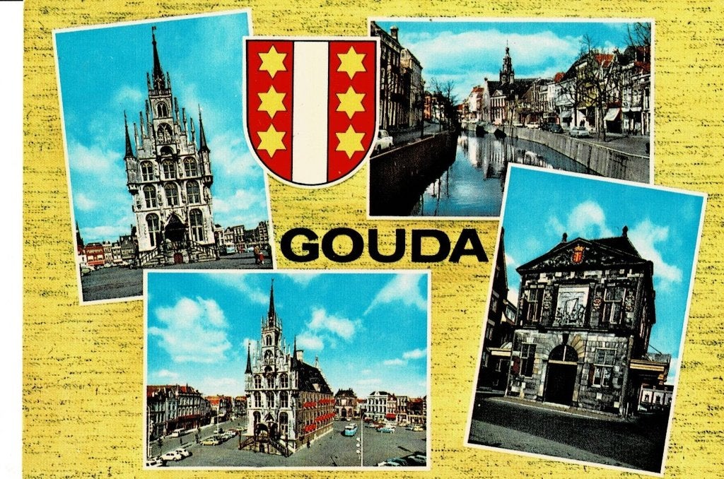 Gouda, Ophalen of Verzenden, 1960 tot 1980, Gelopen, Zuid-Holland