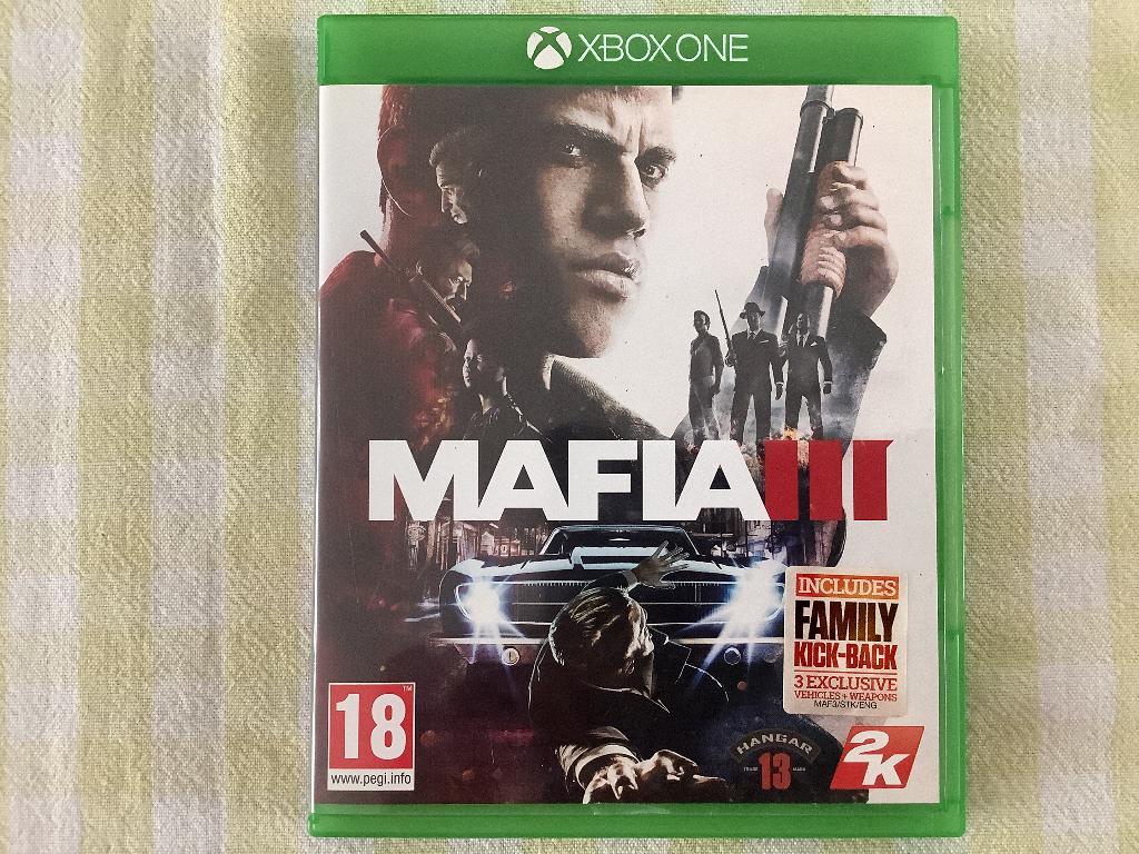 Xbox one game mafia 3, Spelcomputers en Games, Avontuur en Actie, Vanaf 18 jaar, 1 speler, Ophalen of Verzenden